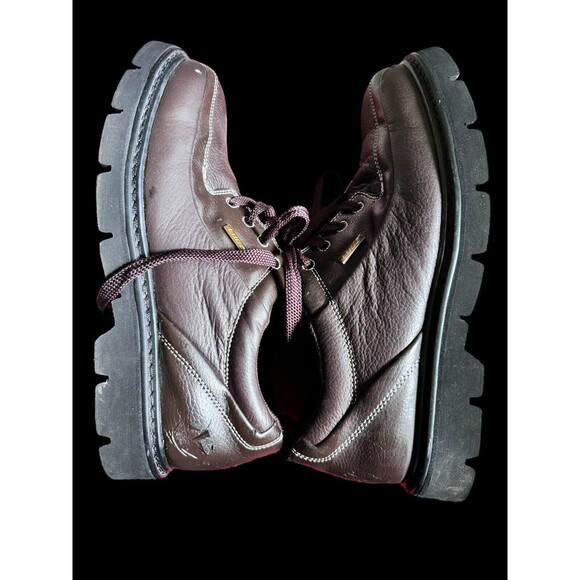 Lugz-Mens Gridlock Brown Leather Shoes MGDL-200 Sz 12 Lace Up - Picture 9 of 13